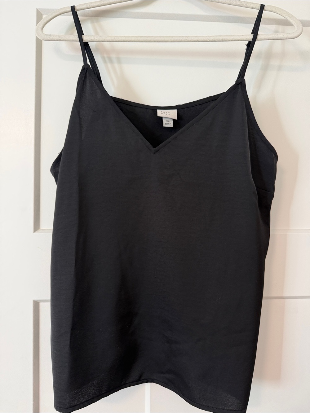 a new day Black V-Neck Spaghetti Strap Camisole